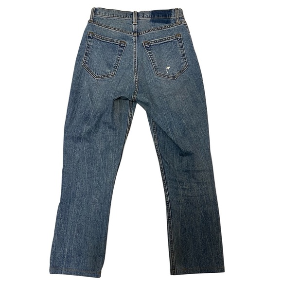 Abercrombie & Fitch Women’s Ultra High Rise 90s Straight Denim Jean Sze 25 Short - Picture 4 of 8